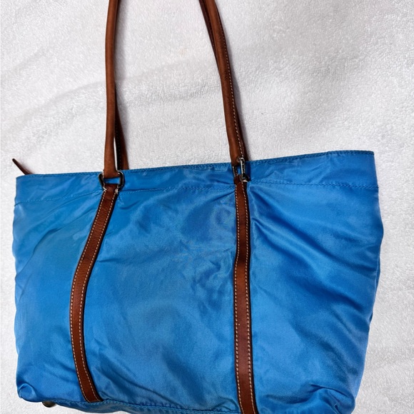 Prada Blue Nylon Tote Bag - Picture 13 of 15